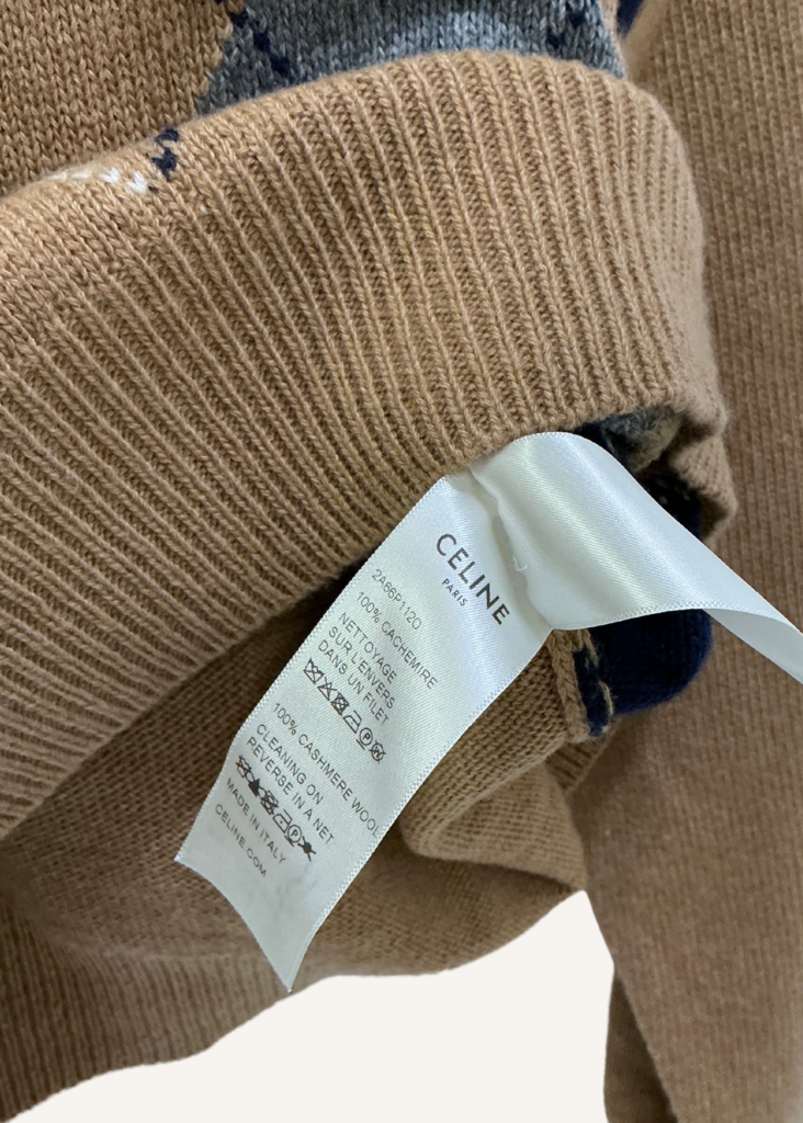 Celine Argyle Sweater