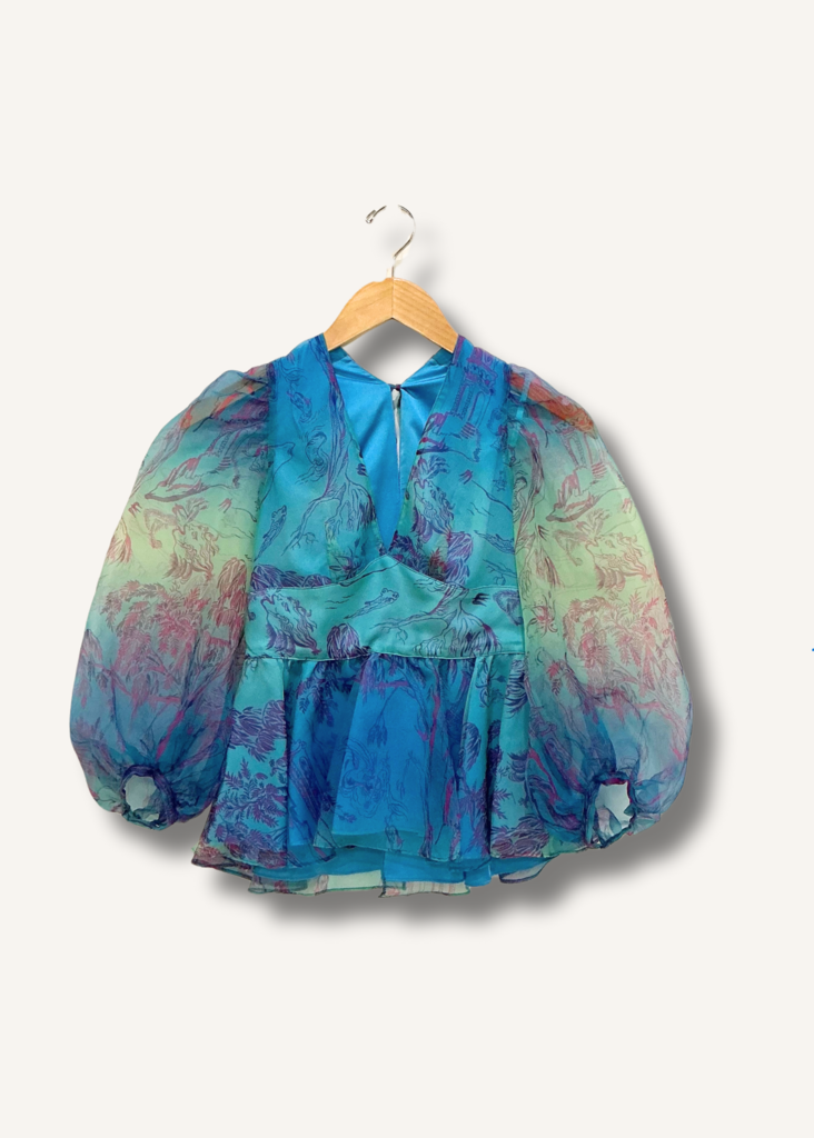 Staud Luna Peplum Top