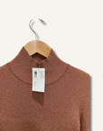 Carven Ribbed Sparkle Turtleneck