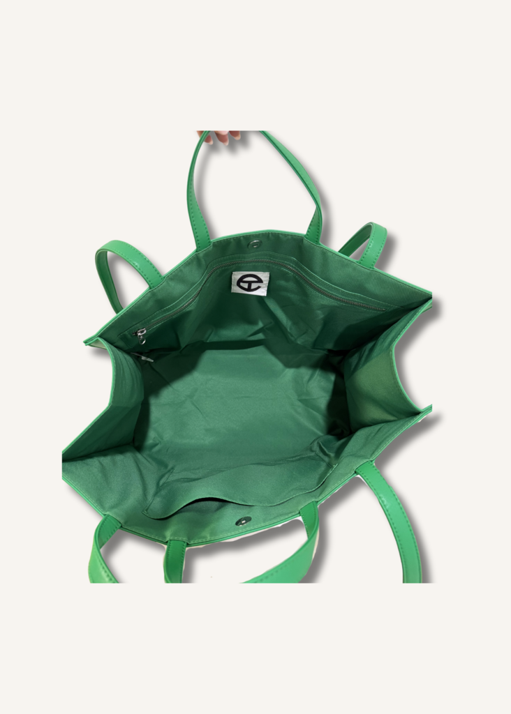 Telfar Green Large Shopping Bag