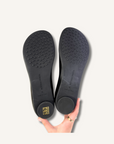 Bottega Veneta Glossed Leather Ballet Flats
