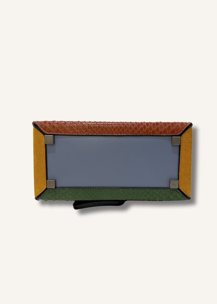 BOYY Color Block Snakeskin Bag
