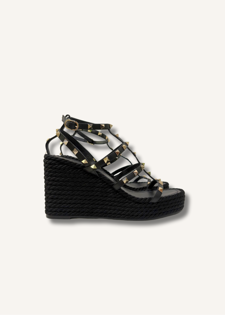 Valentino Rockstud Wedges
