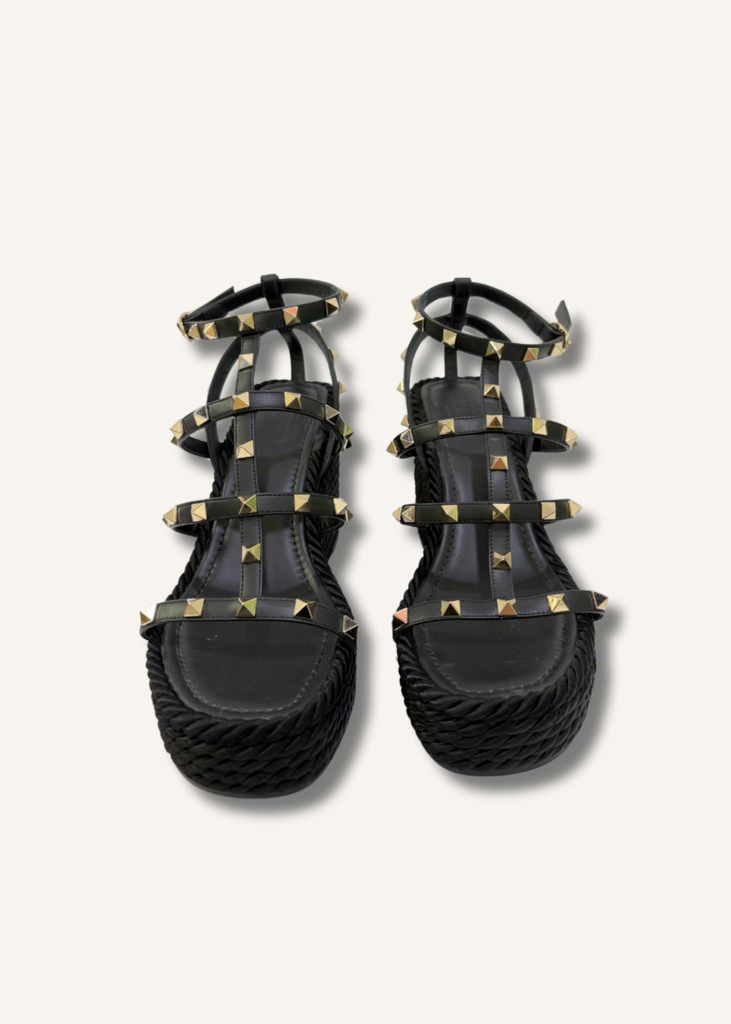 Valentino Rockstud Wedges
