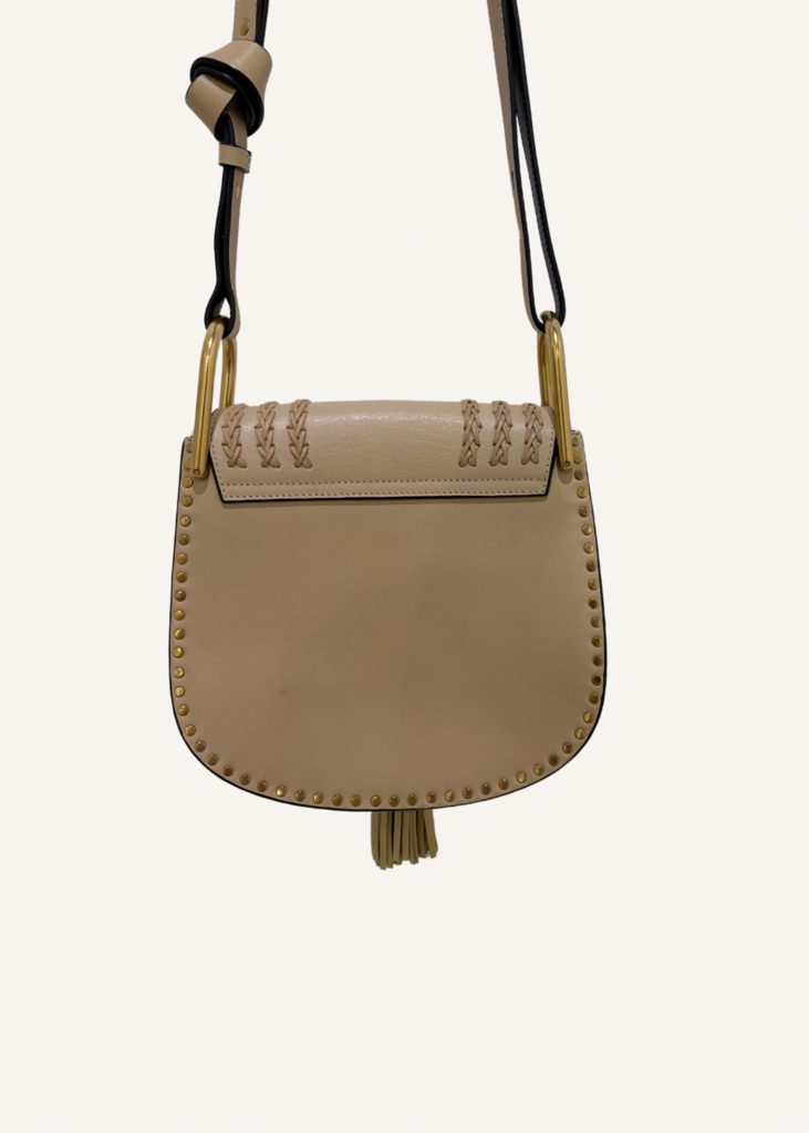 Chloe Hudson Small Leather Braided Tassle Bag