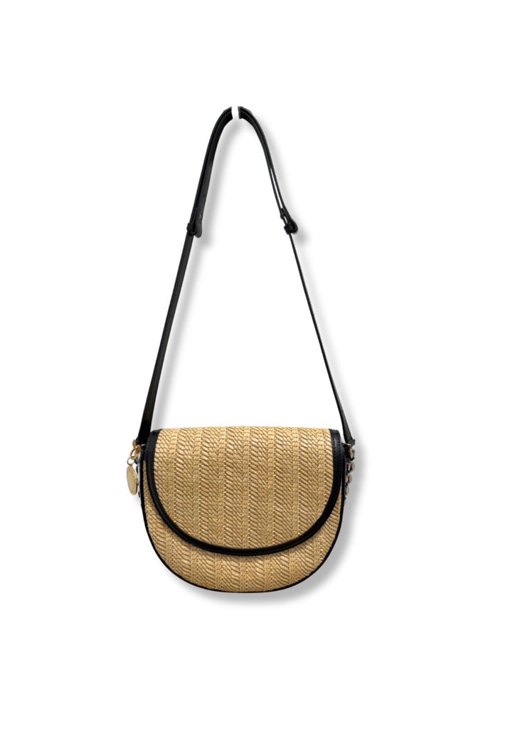Stella Mccartney Frayme Raffia Bag