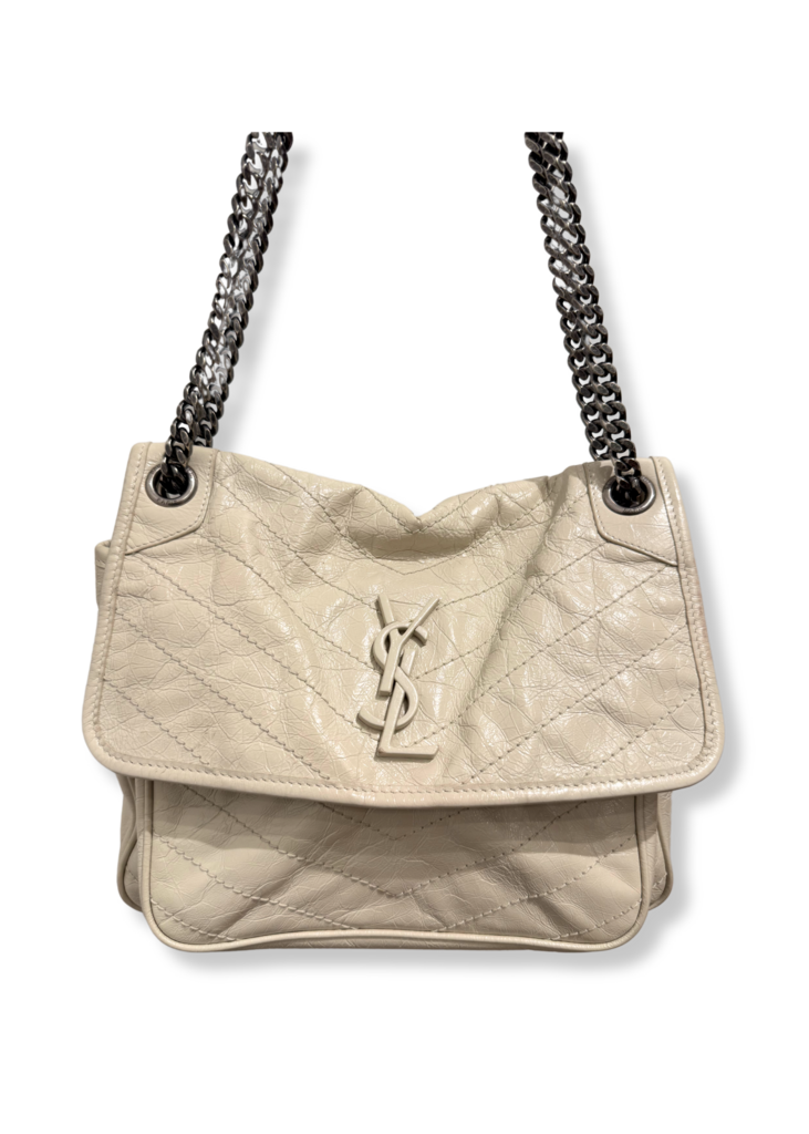 Saint Laurent Leather Medium Niki Bag