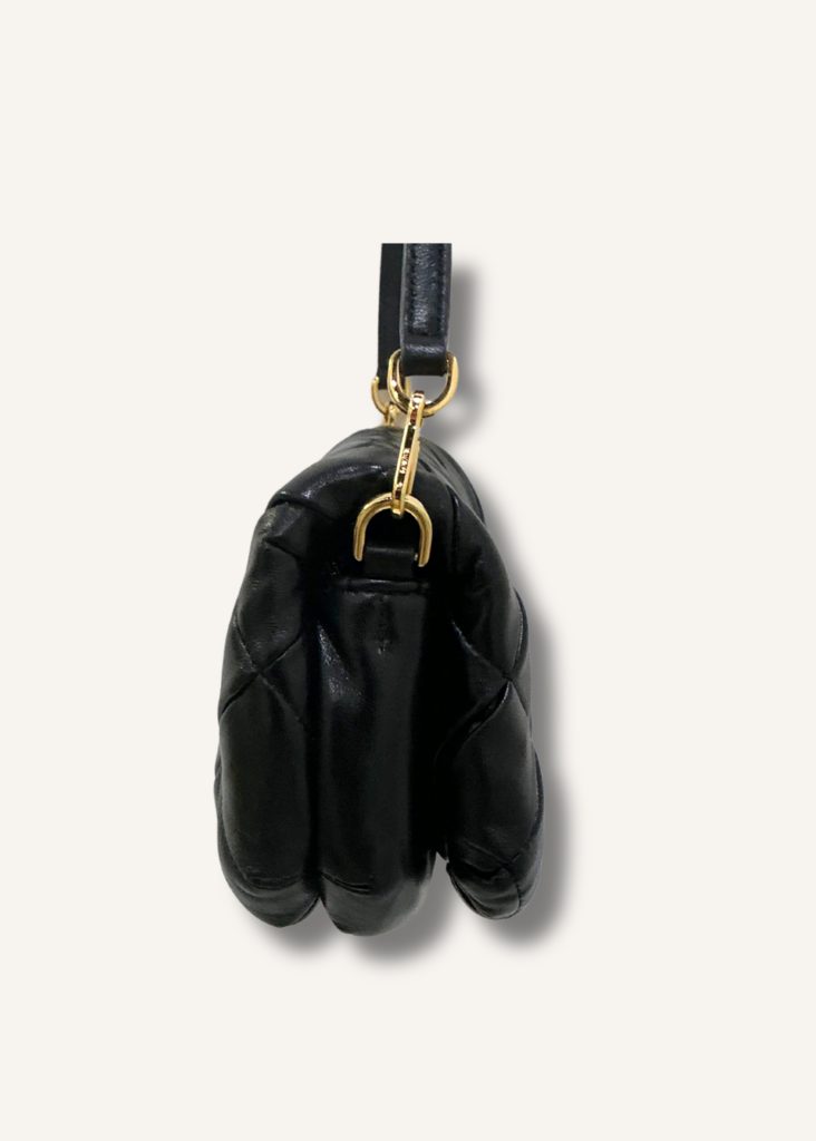 Loewe Black Goya Pleated Puffer Bag