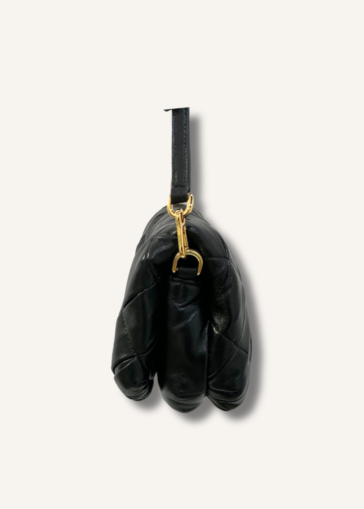 Loewe Black Goya Pleated Puffer Bag
