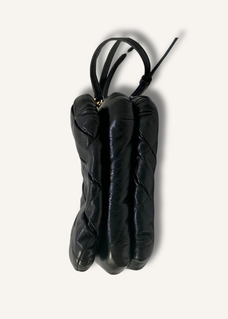 Loewe Black Goya Pleated Puffer Bag