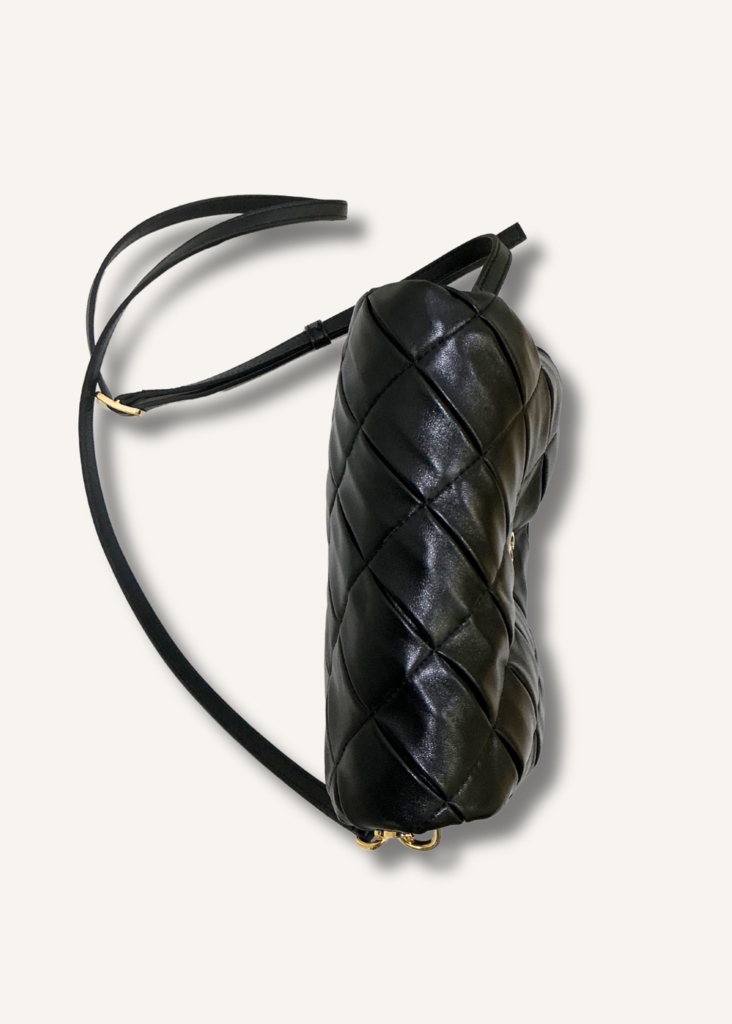 Loewe Black Goya Pleated Puffer Bag