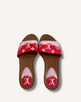 Louis Vuitton Two-Tone Monogram Coated Canvas Flat Slides