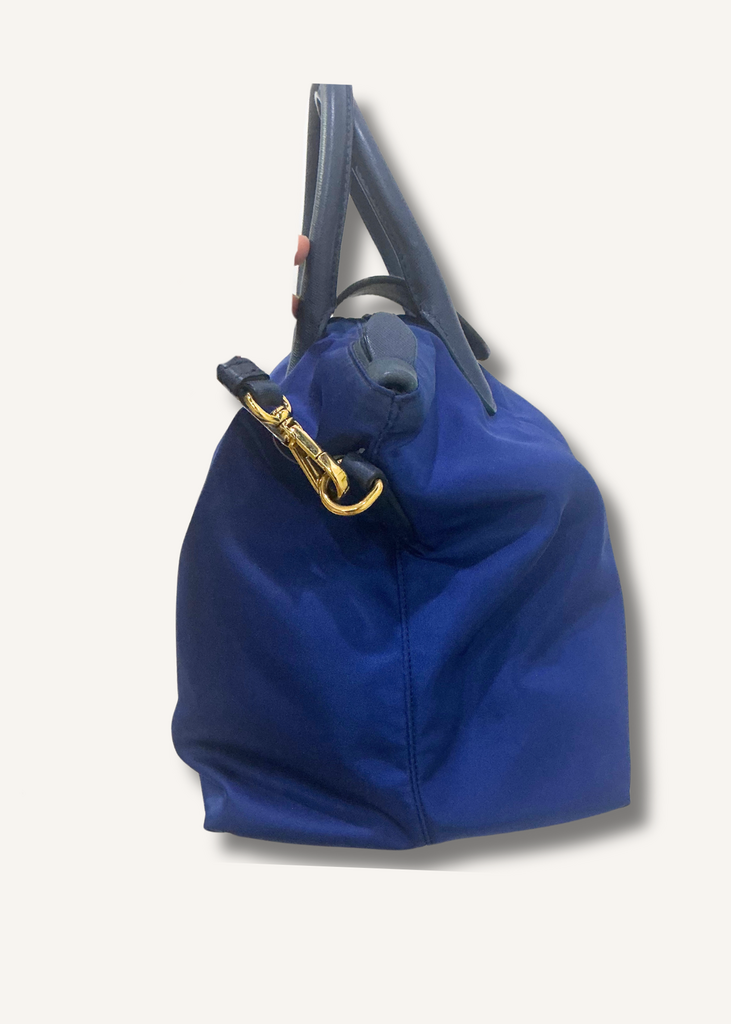 Prada Tessuto Nylon Saffiano Tote