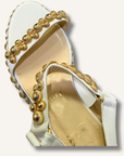 Louboutin Shiny Nappa Rondaclou 60 Platform Sandals