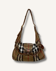Burberry House Check Chain Hobo Bag
