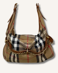 Burberry House Check Chain Hobo Bag