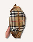 Burberry House Check Chain Hobo Bag
