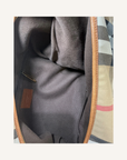 Burberry House Check Chain Hobo Bag