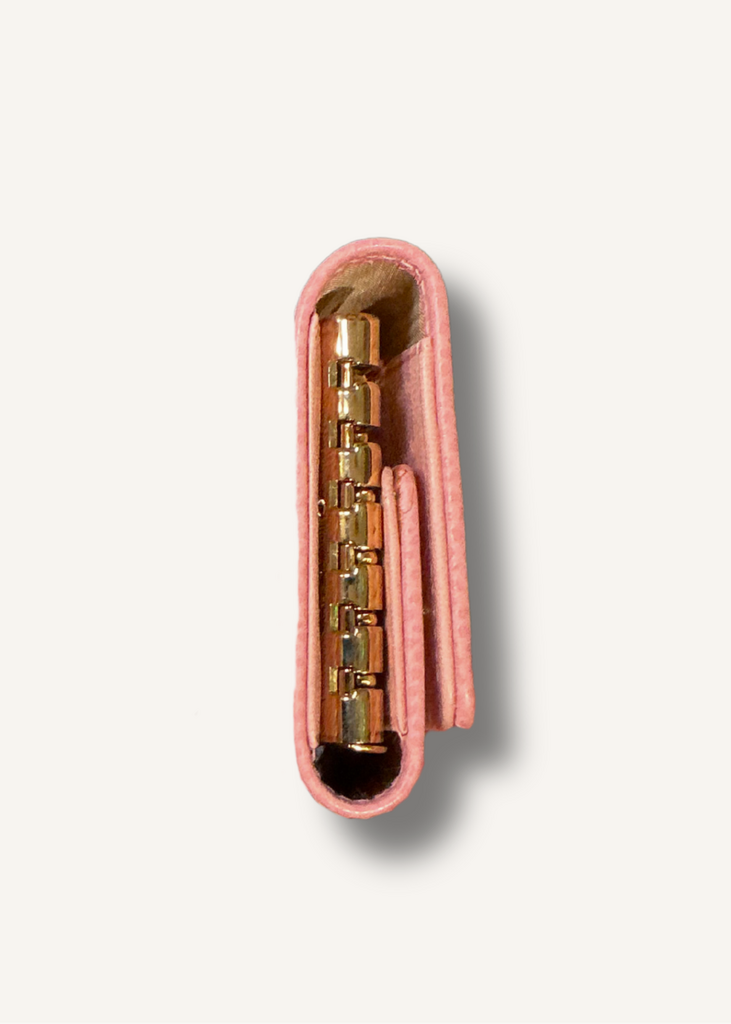 Chanel Caviar Timeless Logo Key Holder