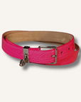 Alexander McQueen Pink Leather Belt