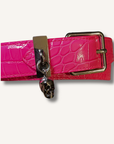 Alexander McQueen Pink Leather Belt