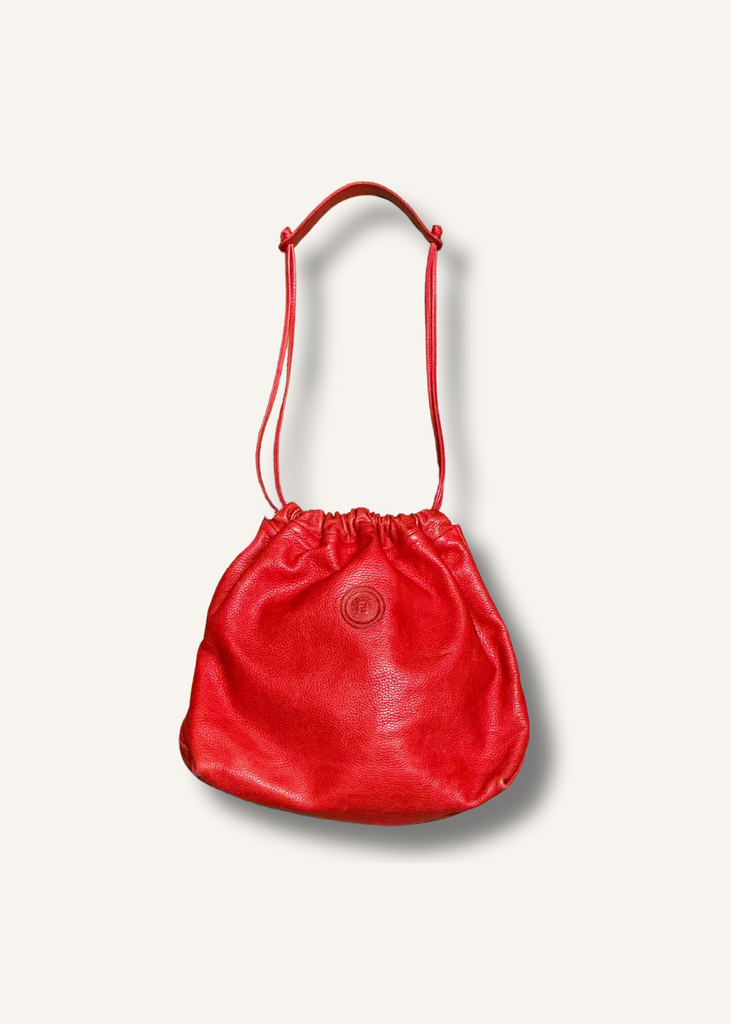 Fendi Vintage Red Bucket Bag