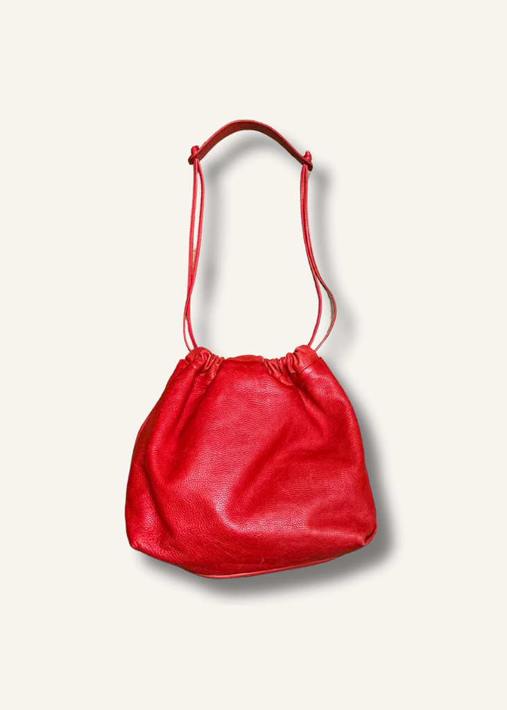 Fendi Vintage Red Bucket Bag