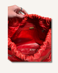 Fendi Vintage Red Bucket Bag