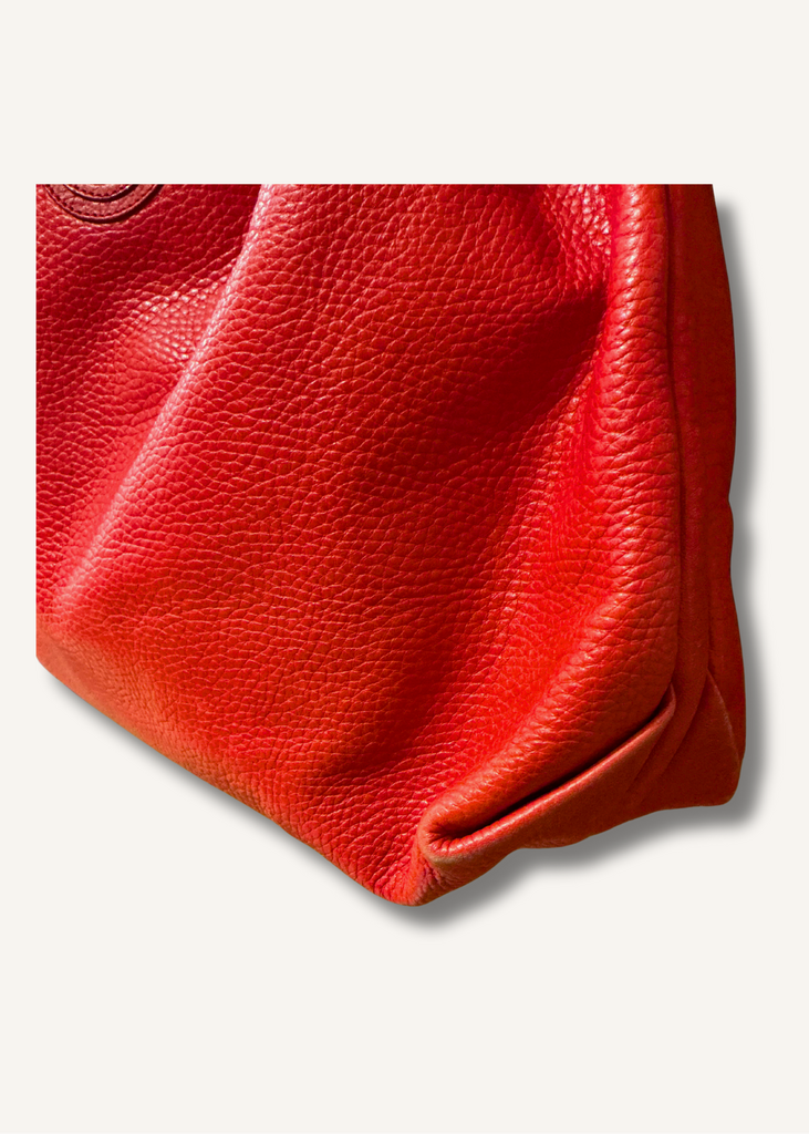 Fendi Vintage Red Bucket Bag