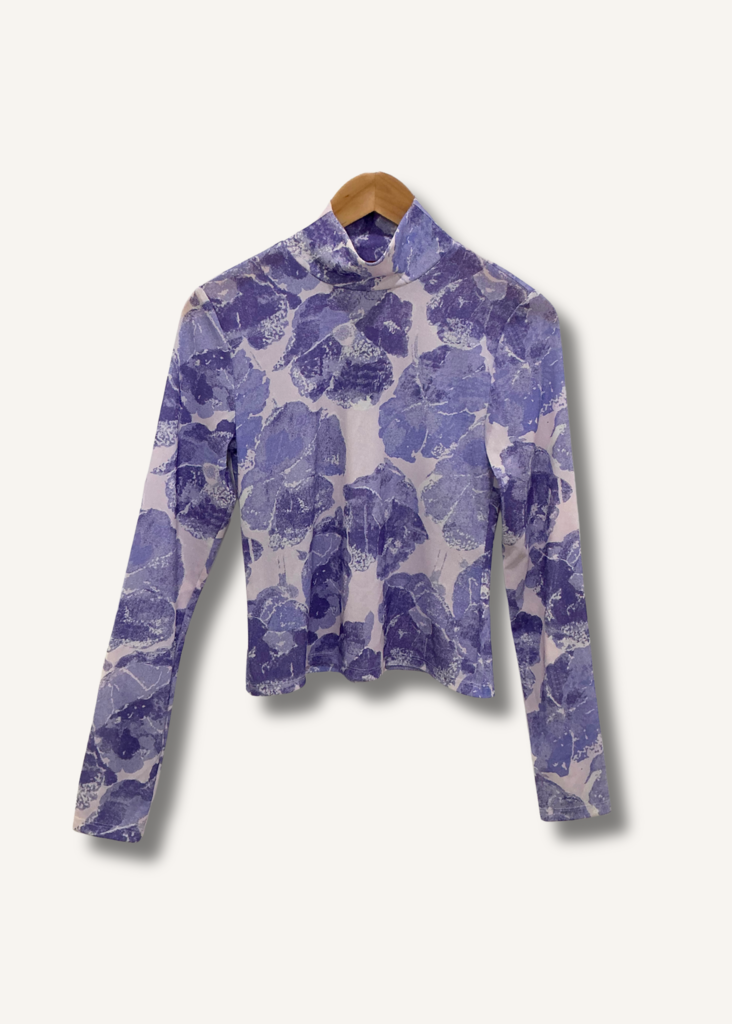 Staud Helvin Floral Turtleneck