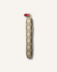 Gucci Red GG Supreme Monogram Embroidered Rainbow Zip Around Wallet