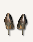 Manolo Blahnik Gotria Silver Specchio PVC BB Pumps