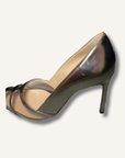 Manolo Blahnik Gotria Silver Specchio PVC BB Pumps
