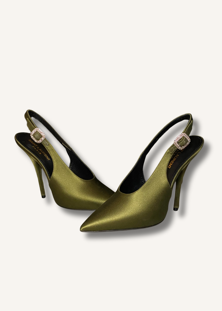 Saint Laurent Yasmeen Slingback Pumps