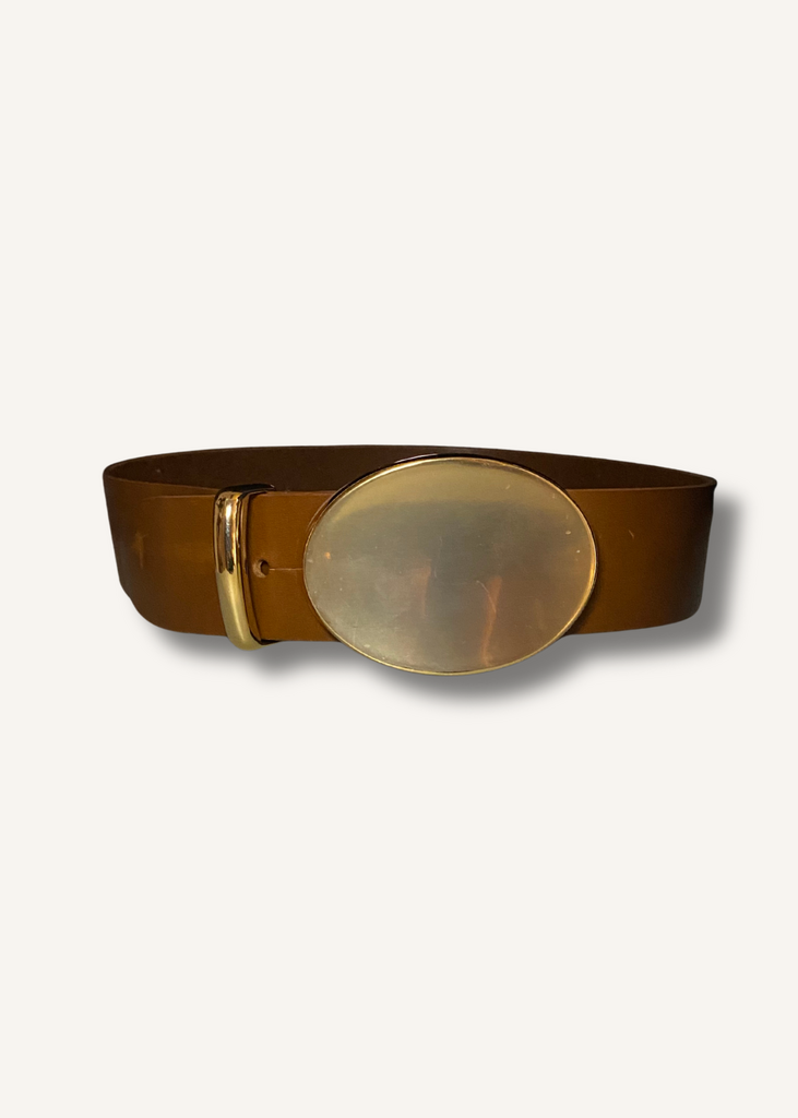 Isabel Marant Brown and Gold Belt