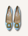 Manolo Blahnik Light Blue Hangisi Pumps