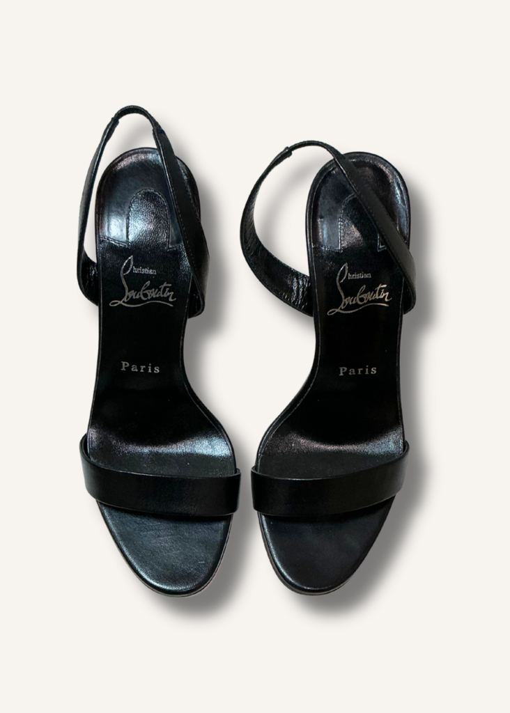 Christian Louboutin Black O Marylin Heels