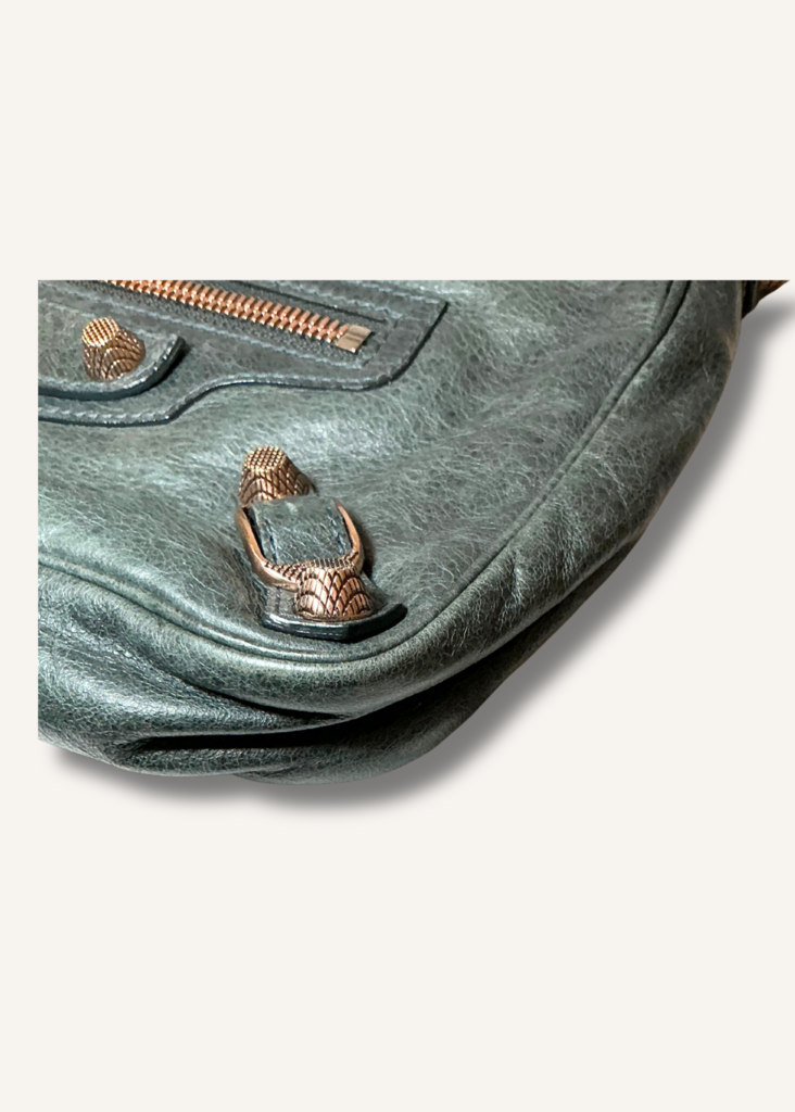 Balenciaga Agneau Giant 12 Rose Gold Hip Bag