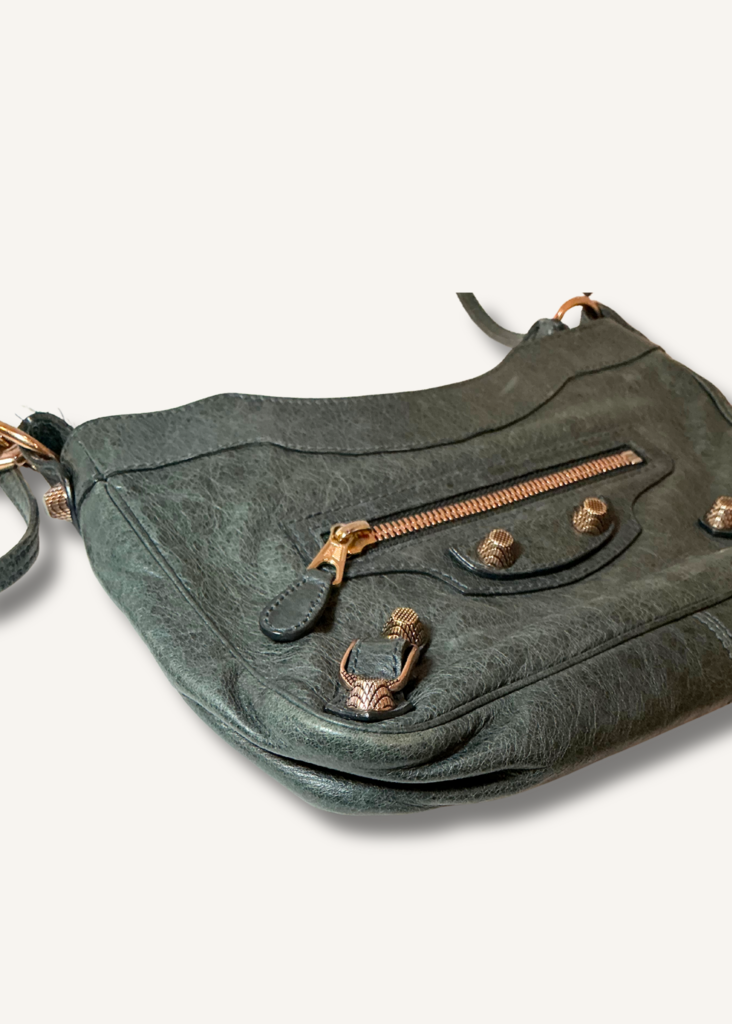 Balenciaga Agneau Giant 12 Rose Gold Hip Bag