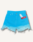 Denimist Blue Ombré Nic Mid Rise Cutoff Shorts