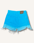 Denimist Blue Ombré Nic Mid Rise Cutoff Shorts