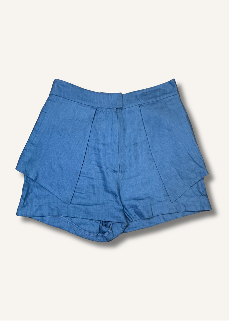 Alexis Davia Linen-Blend Shorts