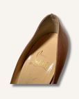 Louboutin Beige Lady Peep Pumps