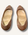 Louboutin Beige Lady Peep Pumps