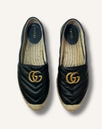 Gucci Black Marmont GG Espadrilles