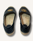 Gucci Black Marmont GG Espadrilles