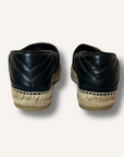 Gucci Black Marmont GG Espadrilles