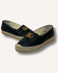 Gucci Black Marmont GG Espadrilles