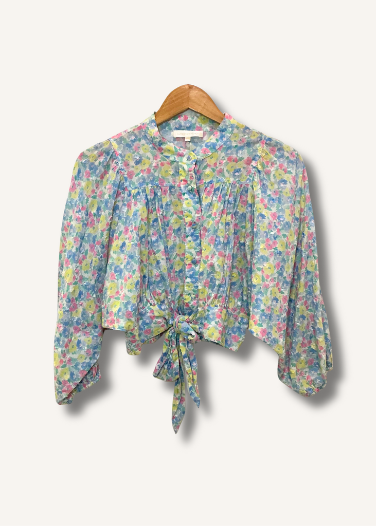 Loveshackfancy Triste Crop Top