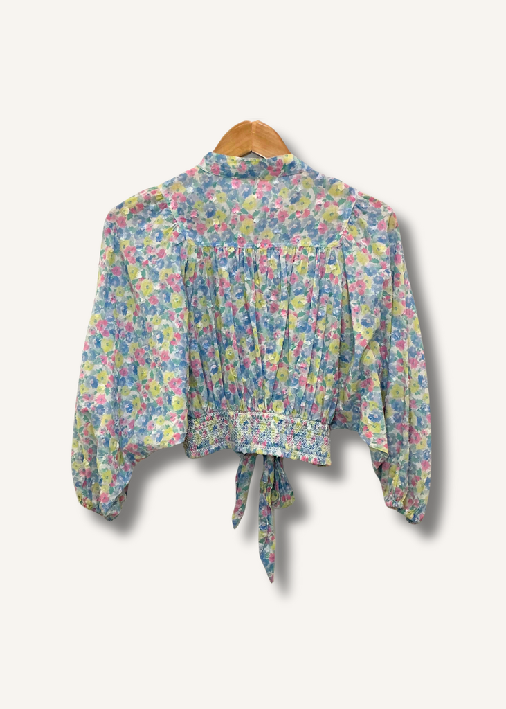 Loveshackfancy Triste Crop Top